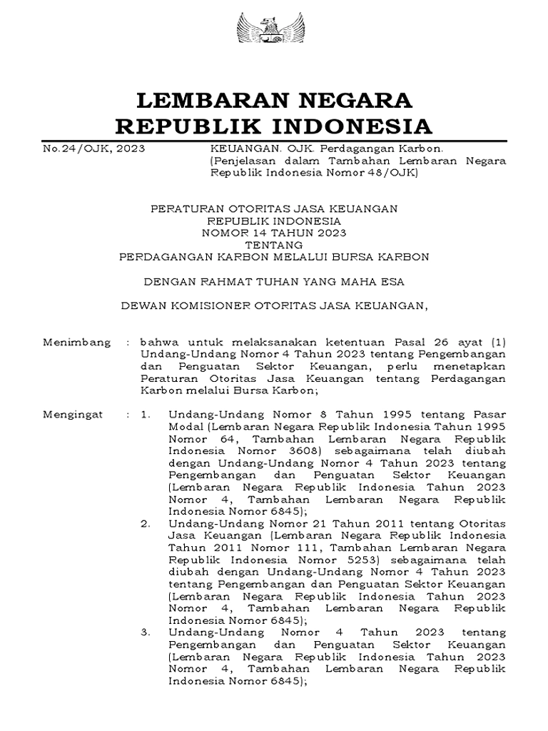 Zulhas Desak Percepatan Aturan Perdagangan Karbon